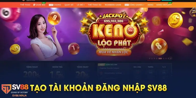 đăng nhập SV88